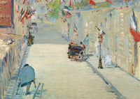 The Rue Mosnier With Flags By Édouard Manet-9