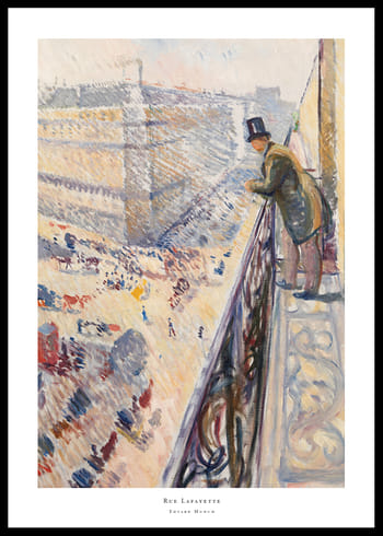 Plagát Rue Lafayette By Edvard Munch