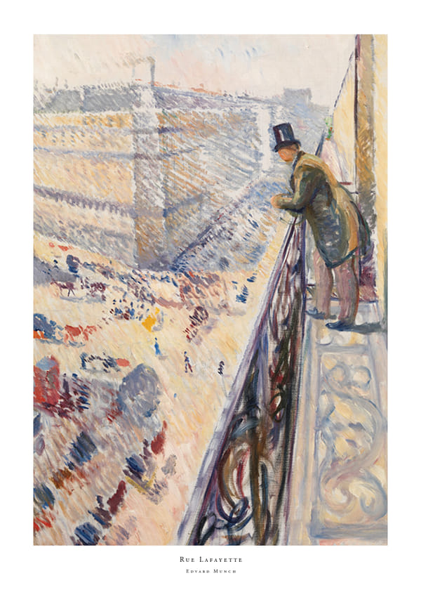 Plakatas Rue Lafayette By Edvard Munch