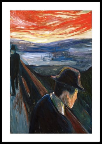 Poster Despair By Edvard Munch