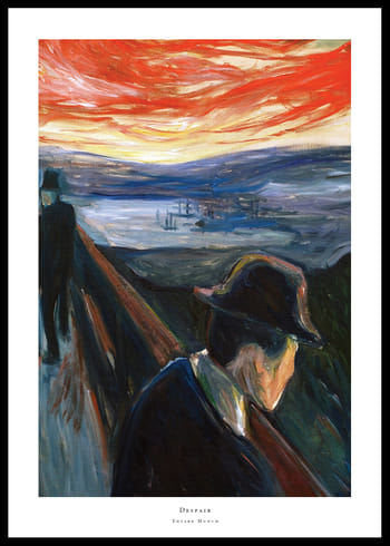Poster Despair By Edvard Munch