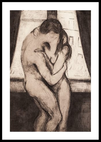 Poster The Kiss By Edvard Munch