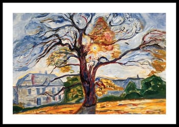 Poster The Oak By Edvard Munch