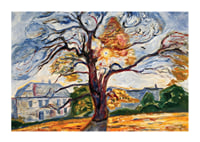 The Oak By Edvard Munch-3