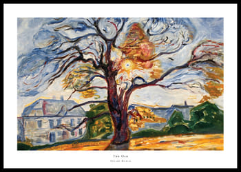 Poster The Oak By Edvard Munch