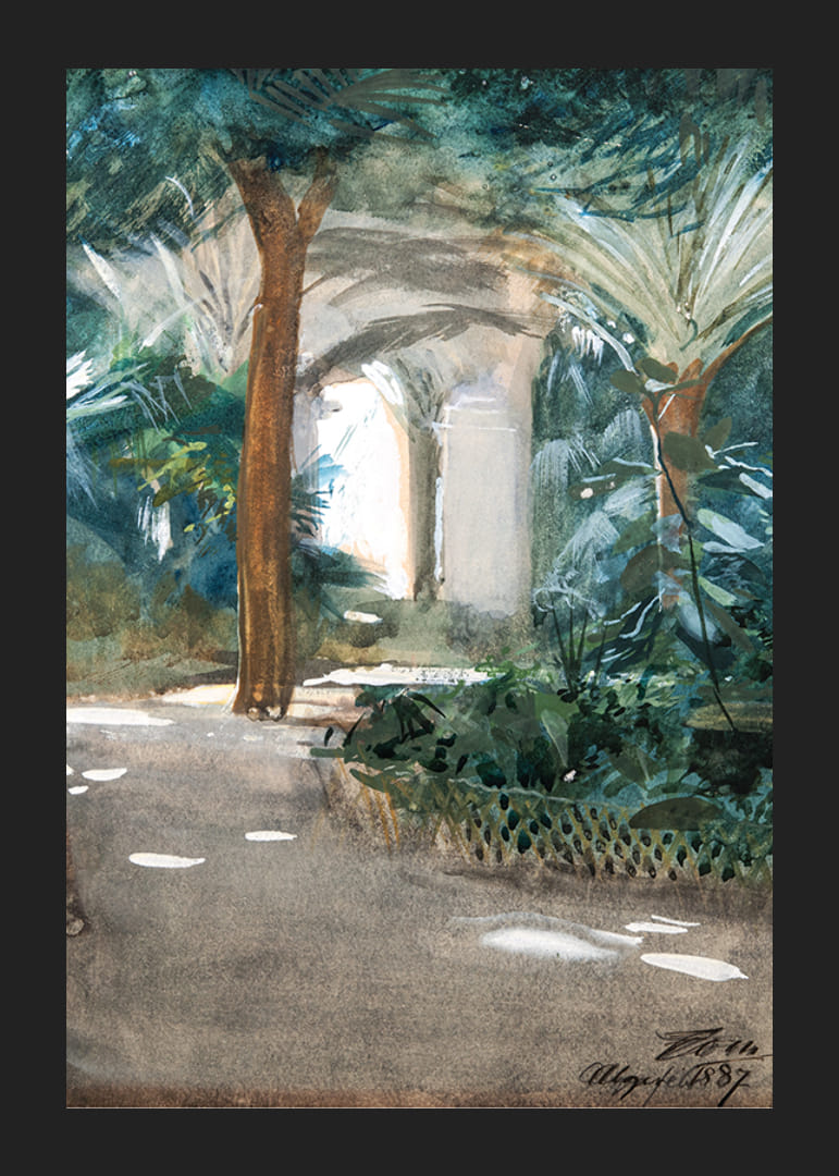 Trädgård i Alger By Anders Zorn-12