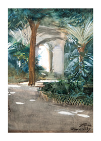 Garden in Algiers By Anders Zorn-3