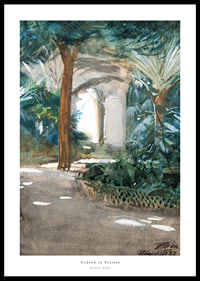 Garden in Algiers By Anders Zorn-0