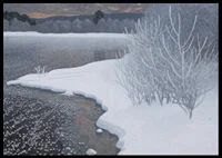 Frost on Ice By Gustaf Fjaestad-8