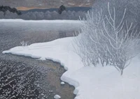 Frost on Ice By Gustaf Fjaestad-9
