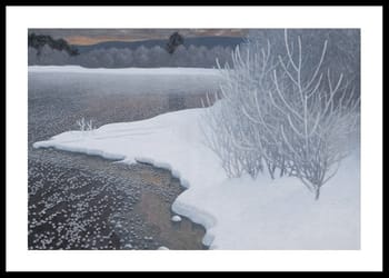 Juliste Frost on Ice By Gustaf Fjaestad