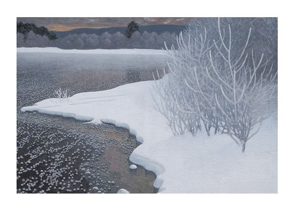 Plagát Frost on Ice By Gustaf Fjaestad