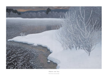 Poster Frost on Ice By Gustaf Fjaestad