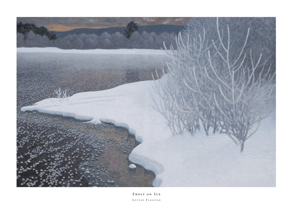 Plakatas Frost on Ice By Gustaf Fjaestad