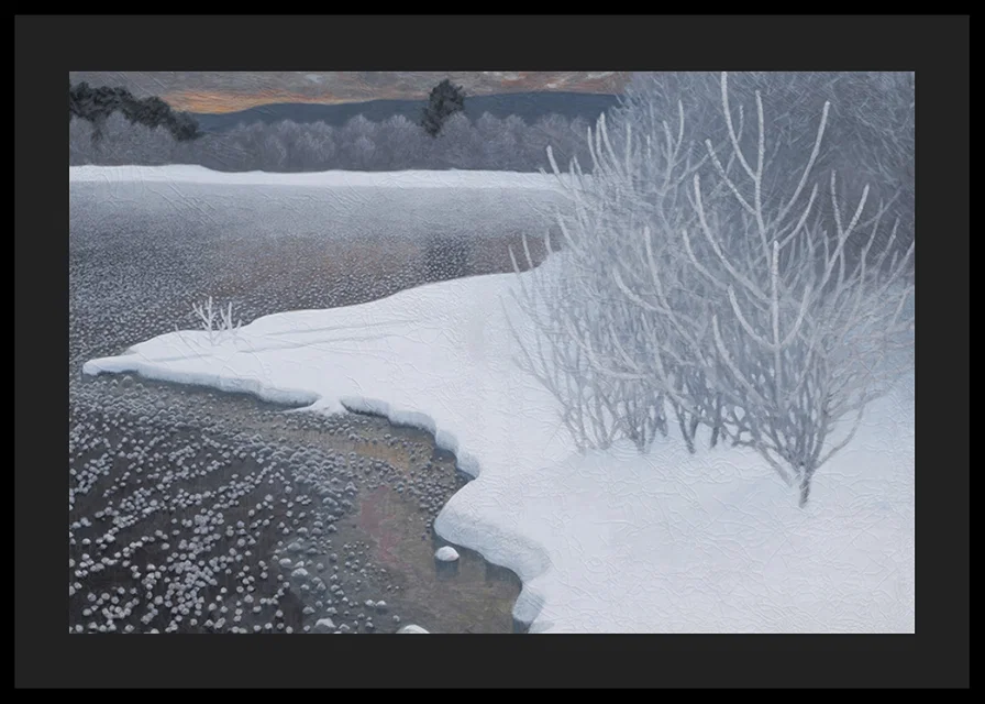 Frost on Ice By Gustaf Fjaestad-12
