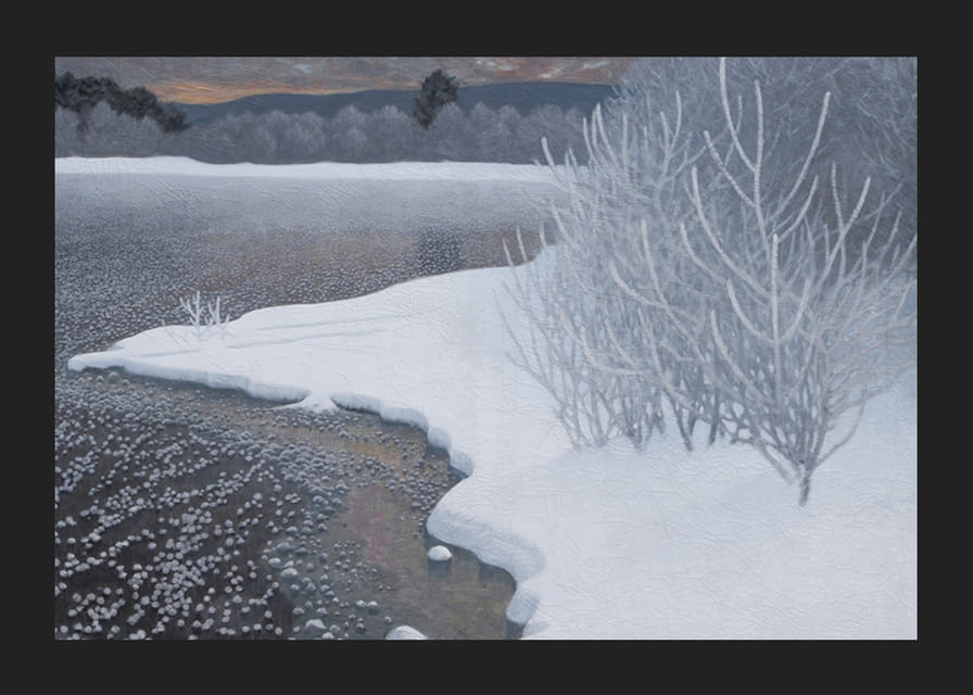 Frost on Ice By Gustaf Fjaestad-12