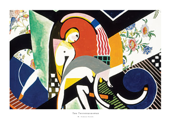 Poster The Thundershower By H. Lyman Sayen