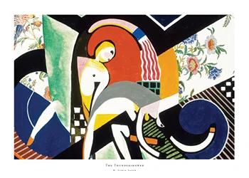 Poster The Thundershower By H. Lyman Sayen