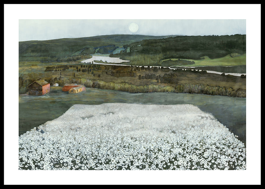 Flower Meadow in the North By Harald Sohlberg-12