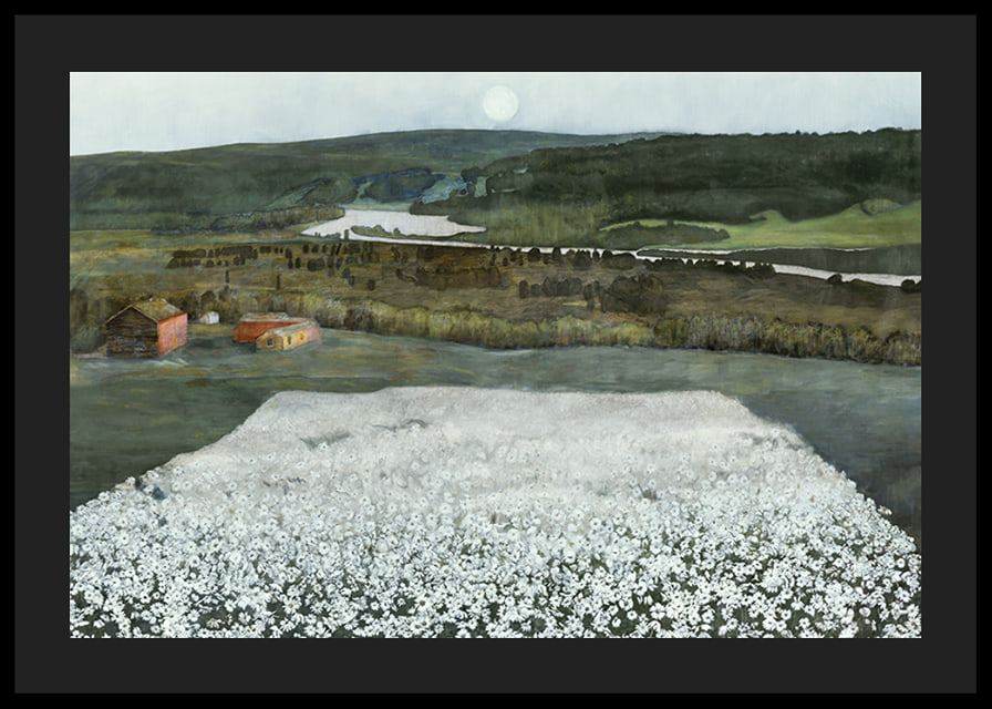 Flower Meadow in the North By Harald Sohlberg-12