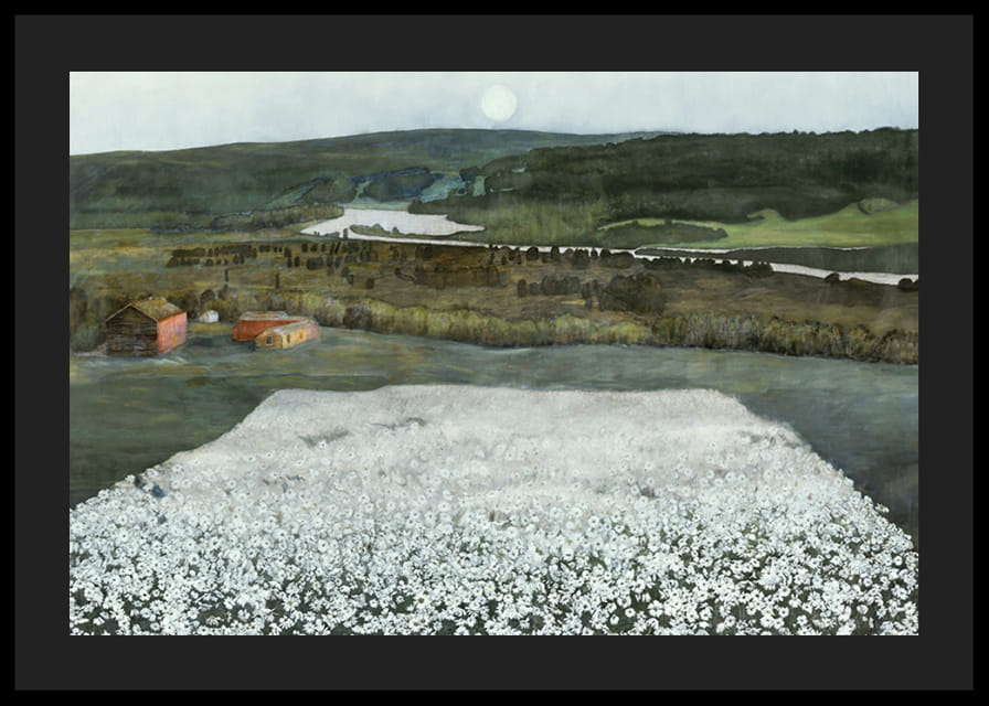Flower Meadow in the North By Harald Sohlberg-12