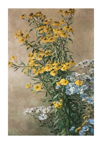 Poster Fall Flowers By Gunnar Gunnarsson Wennerberg