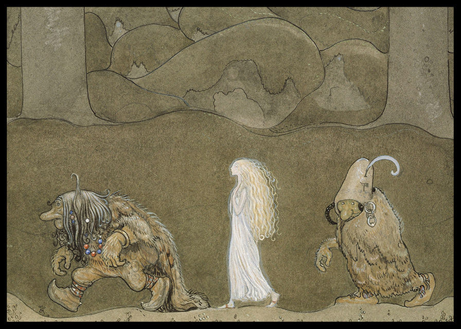 The Princess And The Troll By John Bauer-12