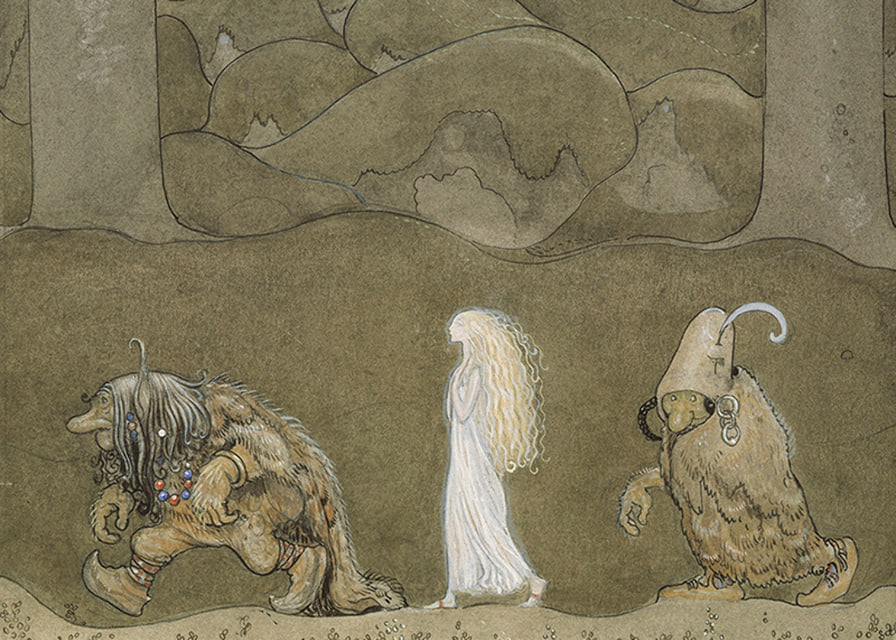 The Princess And The Troll By John Bauer-12