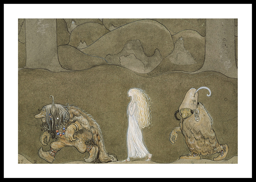 The Princess And The Troll By John Bauer-12