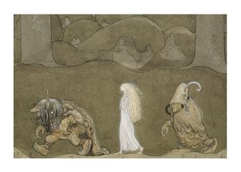 Poszter The Princess And The Troll By John Bauer