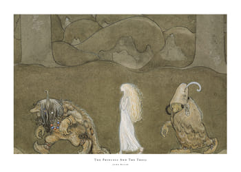 Juliste The Princess And The Troll By John Bauer