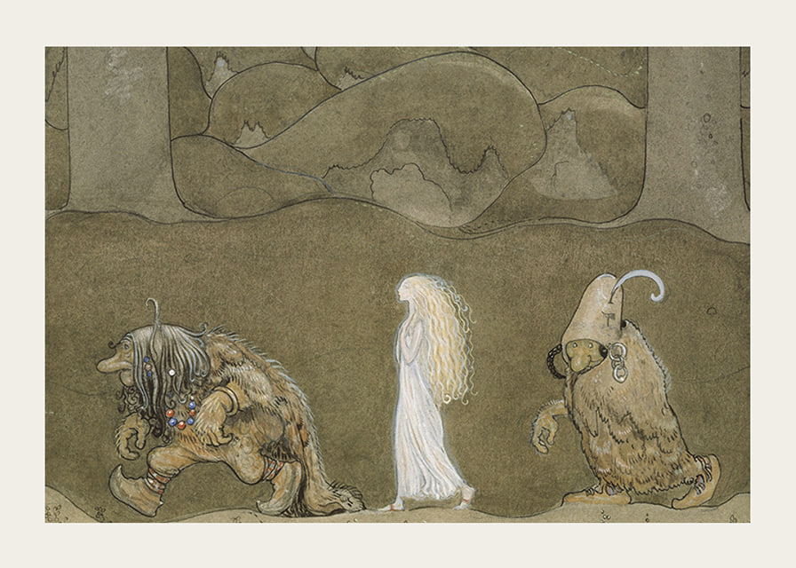 The Princess And The Troll By John Bauer-12