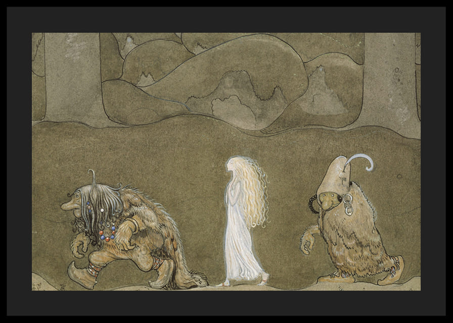 The Princess And The Troll By John Bauer-12