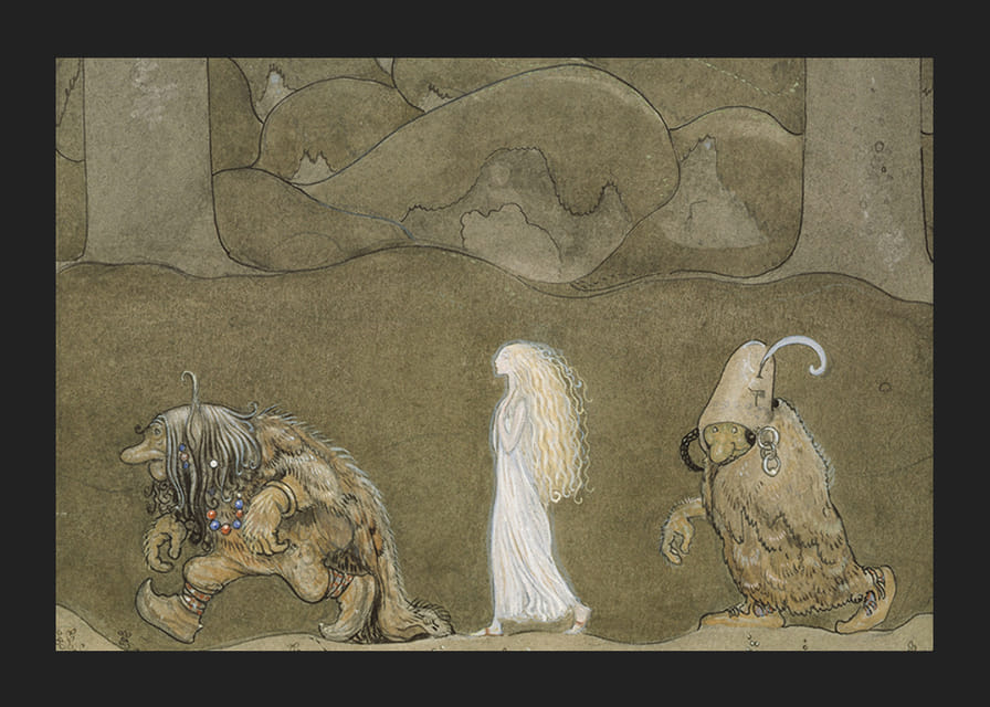 The Princess And The Troll By John Bauer-12