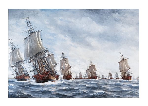 Plagát Naval Battle By Jacob Hagg
