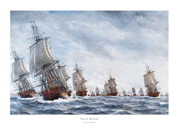 Plagát Naval Battle By Jacob Hagg