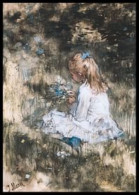 Wild Flowers By Jacob Maris-2