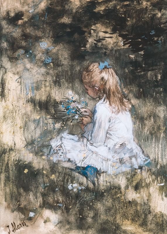 Wild Flowers By Jacob Maris-12