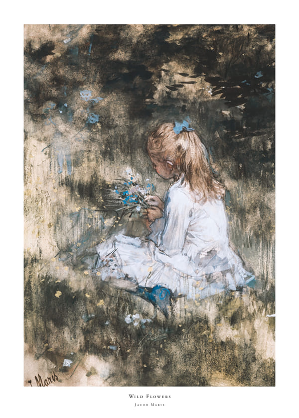 Plakatas Wild Flowers By Jacob Maris