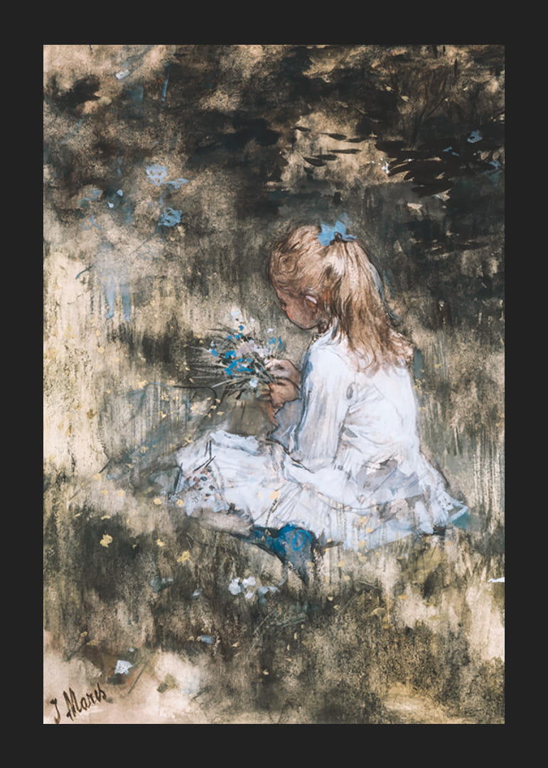 Wild Flowers By Jacob Maris-12