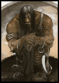 An Old Mountain Troll By John Bauer-8