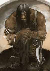 An Old Mountain Troll By John Bauer-9