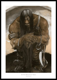 An Old Mountain Troll By John Bauer-0
