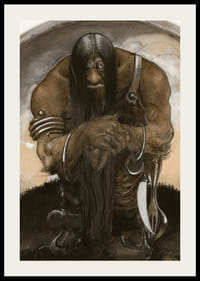 Ett gammalt bergtroll By John Bauer-4