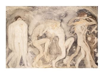 Plakat The Dancing Nymphs By John Bauer