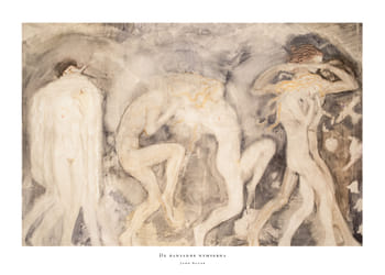 Poster De dansande nymferna By John Bauer