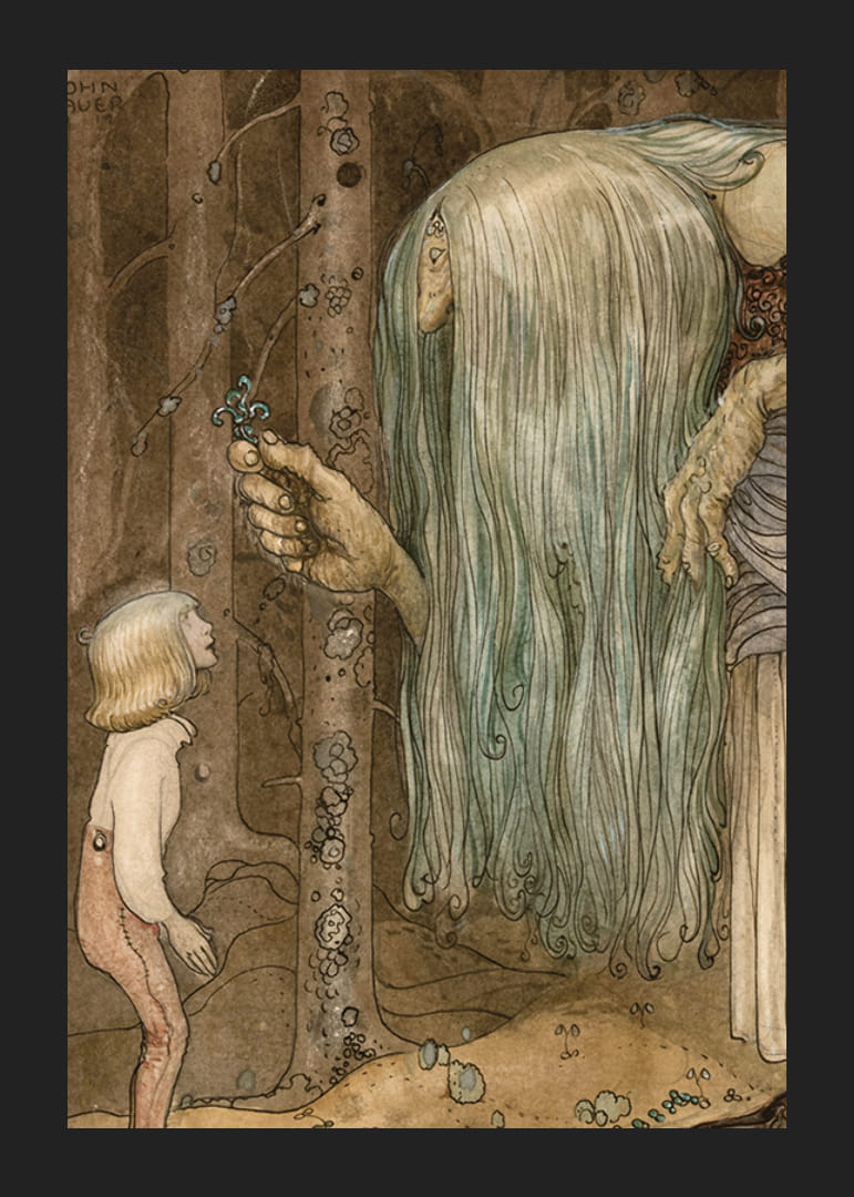 The Troll Herb By John Bauer-12