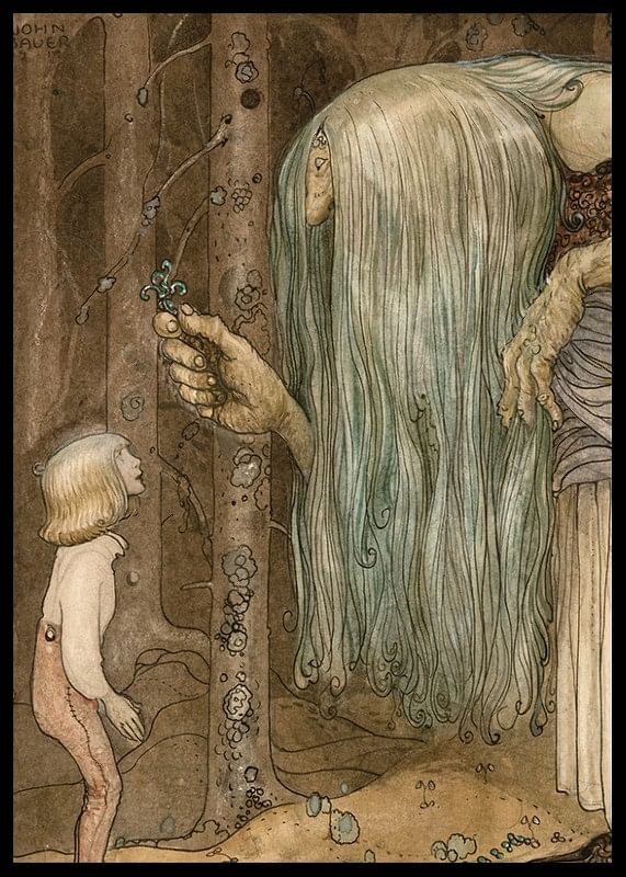 The Troll Herb By John Bauer-12