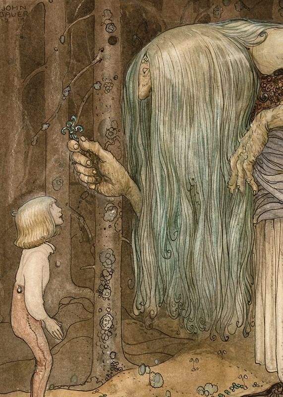 The Troll Herb By John Bauer-12