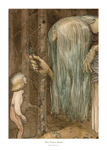 Poster Trollörten By John Bauer